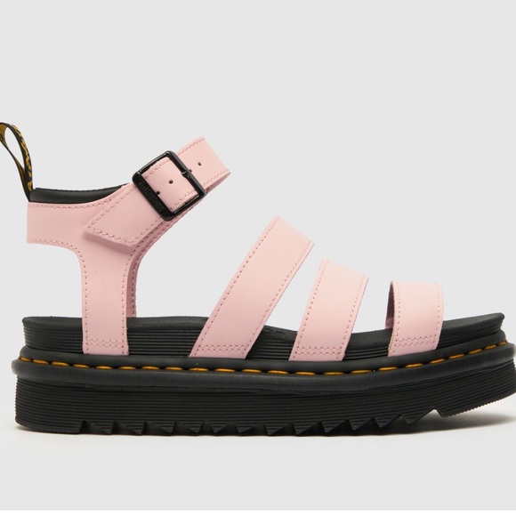 Dr. Martens Shoes - Light Pink Doc Marten Platform Sandals